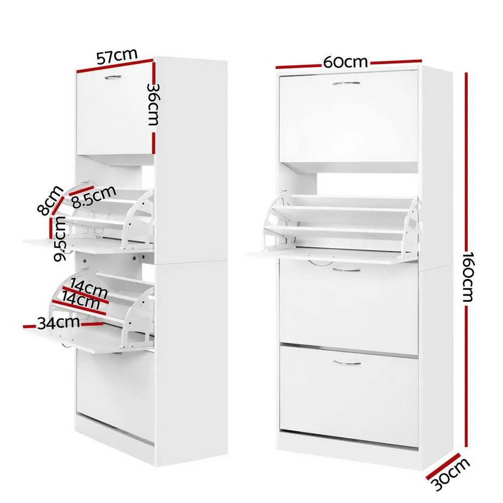 60 Pair Shoe Cabinet / Storage Rack