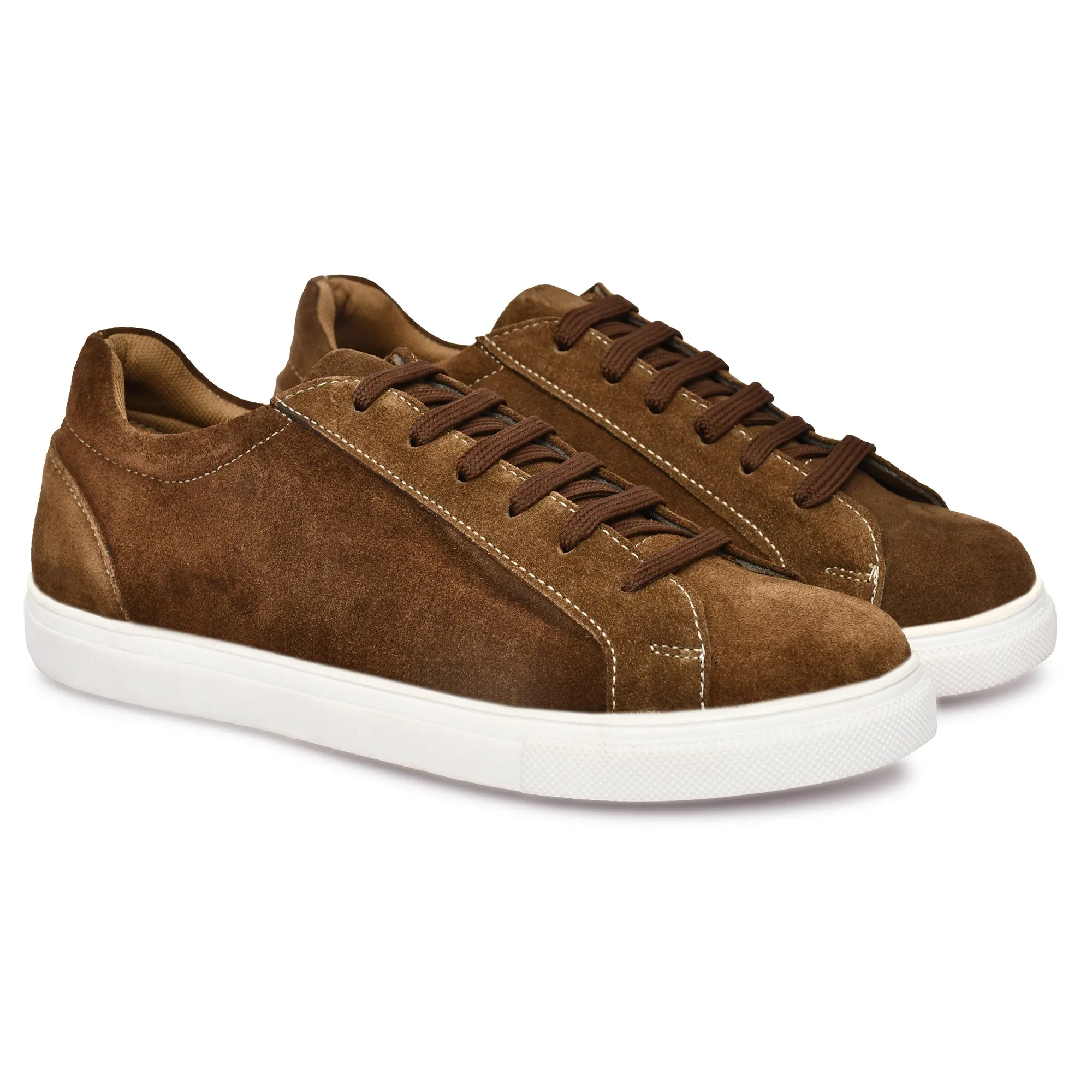 Country Maddox Brown Suede Leather Shoes