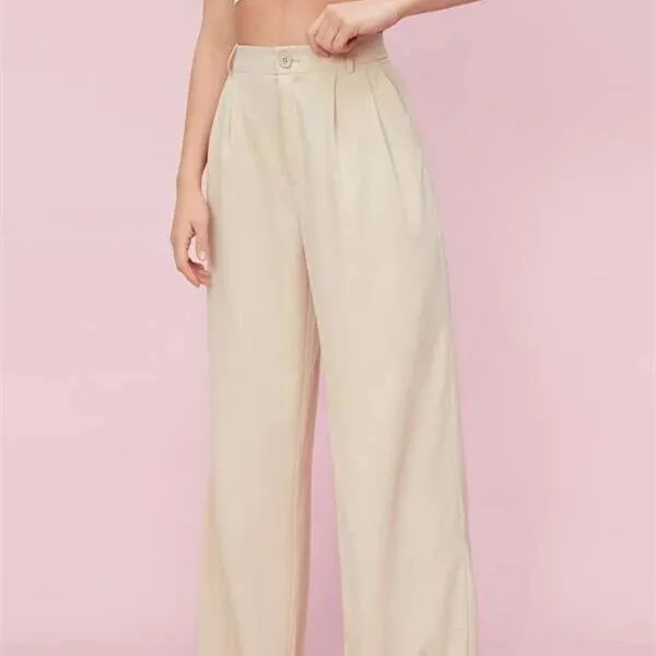Fashion High Waist Casual Wide-Leg Pants