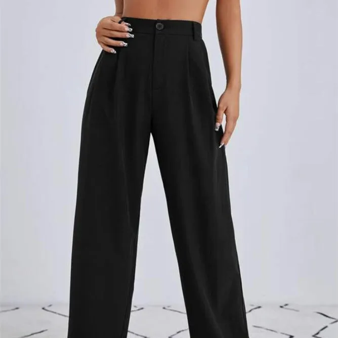 Fashion High Waist Casual Wide-Leg Pants