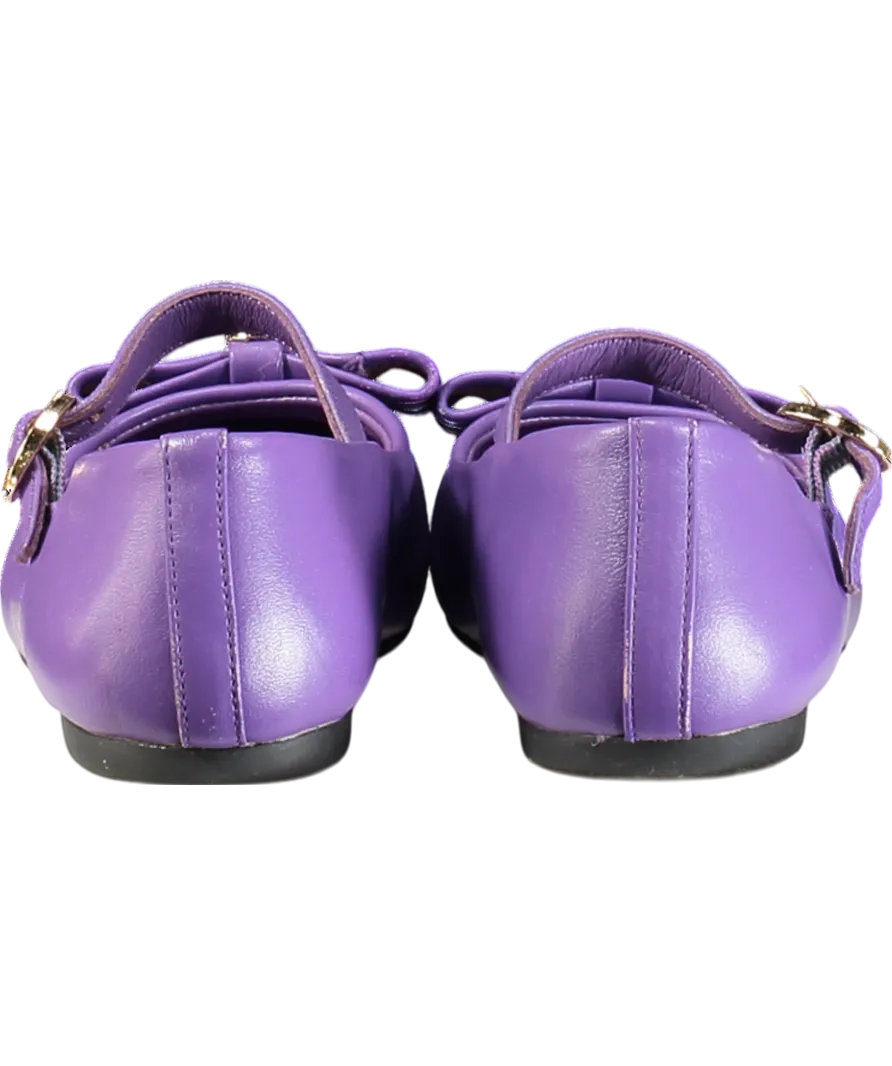 Luxelim Purple Isla Leather Shoes UK 11.5 EU 30 