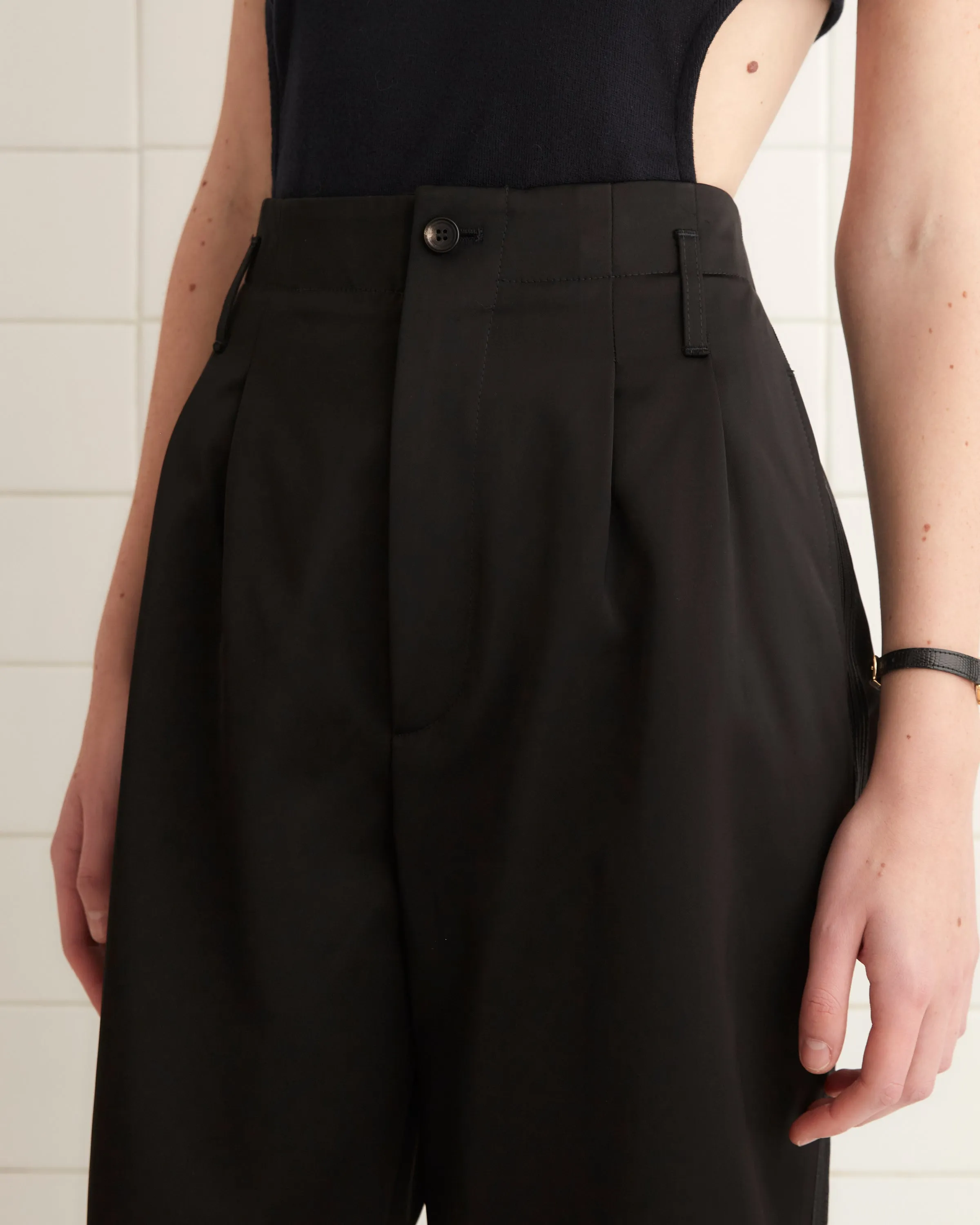 Tuxedo Braid Murray Trousers - Black